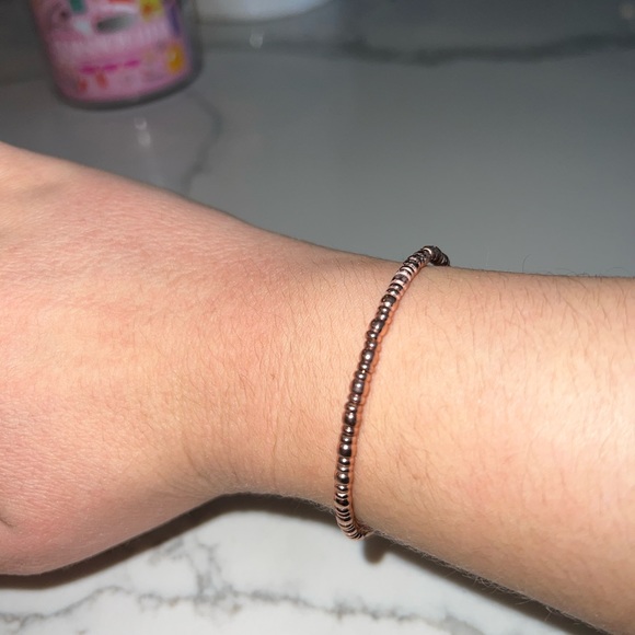 Rose gold Alex and Ani bangle - Picture 1 of 3
